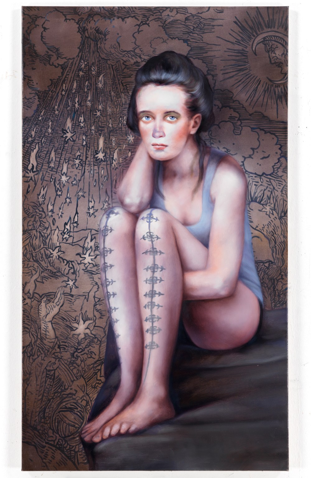 Sternenhagel_2014_140x90cm_Öl auf Baumwolle-2